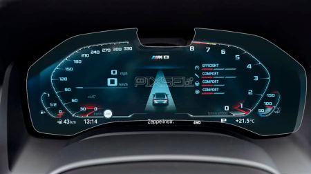 8 / M8 - Sticlă hibridă de protecție Pixsel panoul de instrumente cu cameră BMW 8 / M8 - 13.9“ 2018 - (G14, G15, G16 / F91, F92, F93)