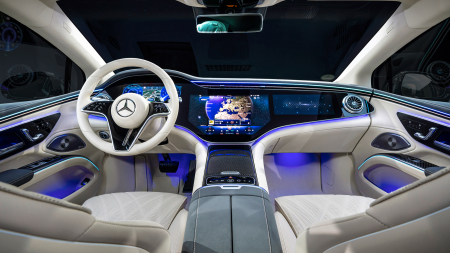 EQS - Sticlă hibridă de protecție Pixsel pentru ecran lat (2 părți) MERCEDES BENZ EQS - 48.9“ 2022