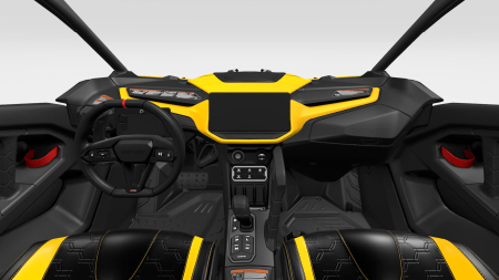 BRP - Sticlă hibridă de protecție Pixsel pentru vitezometrul ATV-ului BRP CAN-AM MAVERICK R MAX 2025 + 10.25"