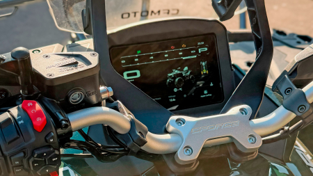 CFORCE 1000 OVERLAND 2026 - - Sticlă hibridă de protecție Pixsel pentru vitezometrul ATV-ului CFMOTO CFORCE 1000 OVERLAND 2026 - 8"