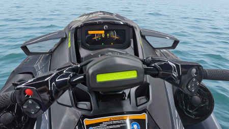 BRP - Sticlă hibridă de protecție Pixsel pentru vitezometrul skijetului BRP SEA-DOO RXT-X 325 2024 + 8.4“