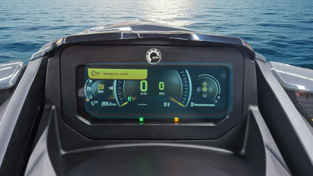 BRP - Sticlă hibridă de protecție Pixsel pentru vitezometrul skijetului BRP SEA-DOO RXT-X 325 2024 + 8.4“