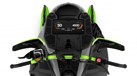 BRP - Sticlă hibridă de protecție Pixsel pentru vitezometrul snowmobilului BRP SKI-DOO SUMMIT 2024 + 10.25“