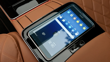 MERCEDES BENZ - Sticlă hibridă de protecție Pixsel tableta din spate MERCEDES BENZ S-CLASS - 8.2“ 2020
