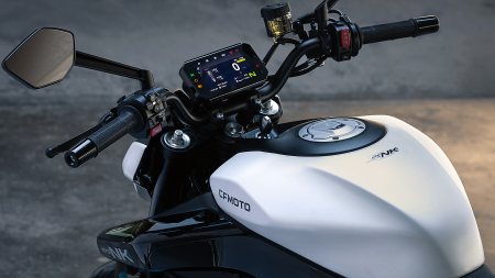 CFMOTO - Sticlă hibridă de protecție Pixsel vitezometrul motocicletei CFMOTO 675NK 2024 + 6.8"