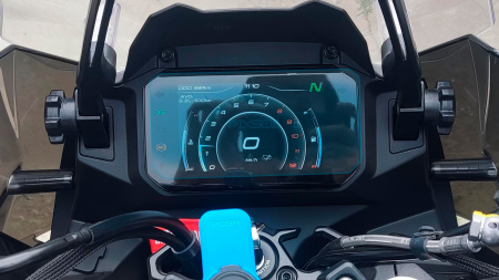 CFMOTO - Sticlă hibridă de protecție Pixsel vitezometrul motocicletei CFMOTO 700MT 2023 + 6.8"