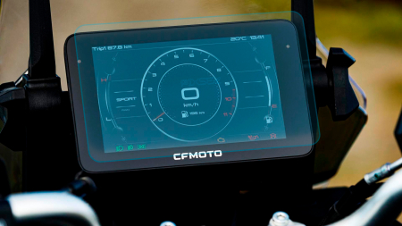 CFMOTO - Sticlă hibridă de protecție Pixsel vitezometrul motocicletei CFMOTO 800MT SPORT 9"
