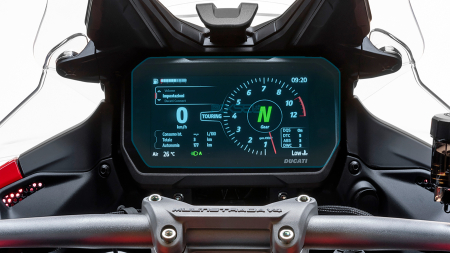 MOTO - Sticlă hibridă de protecție Pixsel vitezometrul motocicletei DUCATI MULTISTRADA V4 2025 + 8.6“