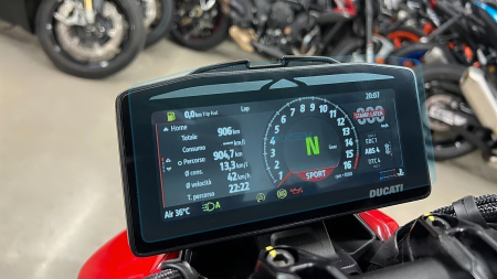 MOTO - Sticlă hibridă de protecție Pixsel vitezometrul motocicletei DUCATI STREETFIGHTER V4 2025 + 8.2"