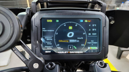 HARLEY-DAVIDSON - Sticlă hibridă de protecție Pixsel vitezometrul motocicletei HARLEY-DAVIDSON 2024 CVO PAN AMERICA 6.9“