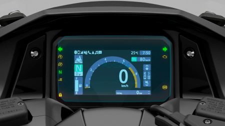 HONDA - Sticlă hibridă de protecție Pixsel vitezometrul motocicletei HONDA FORZA 125 / 350 / 750 2025 - 7.1“