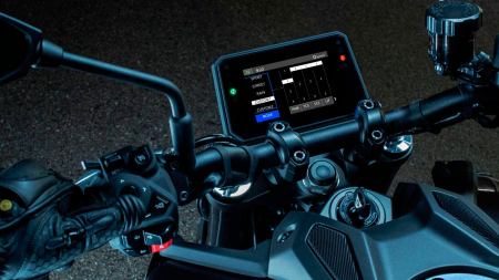 MOTO - Sticlă hibridă de protecție Pixsel vitezometrul motocicletei YAMAHA MT-09 2024 - 7.9“