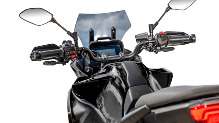 MOTO - Sticlă hibridă de protecție Pixsel vitezometrul motocicletei YAMAHA TRACER 7 / 7GT 2025 - 7.9"