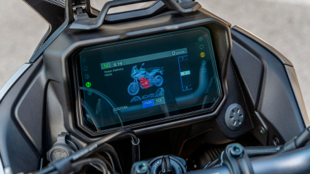 MOTO - Sticlă hibridă de protecție Pixsel vitezometrul motocicletei YAMAHA TRACER 7 / 7GT 2025 - 7.9"