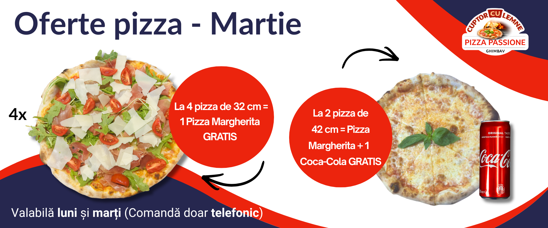 Oferte pizza - martie