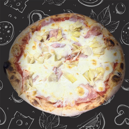 Pizza Pe Vatra - PIZZA CARCIOFI 42 cm (1100 gr)