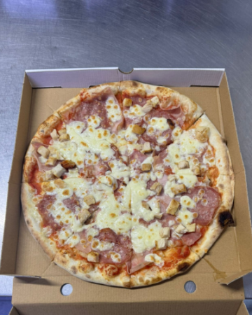 Pizza Pe Vatra - PIZZA CON CARNE 42 cm (1250 gr)