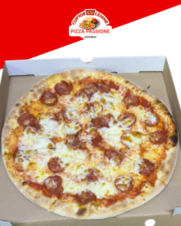 Pizza pe Cuptor cu Lemne - PIZZA DIAVOLA 32 cm (645 gr)