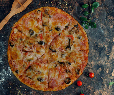 Pizza Pe Vatra - PIZZA DIAVOLA 42 cm (1190 gr)