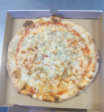 Pizza Pe Vatra - PIZZA POLLO GORGONZOLA 42 cm (1100 gr)