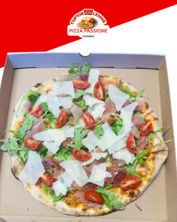 Pizza pe Cuptor cu Lemne - PIZZA REGINA 42 cm (1150 gr)