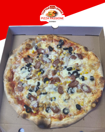 Pizza pe Cuptor cu Lemne - PIZZA TARANEASCA 42 cm (1150 gr)