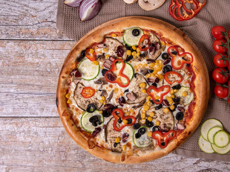 Pizza Pe Vatra - PIZZA VEGANA 32 cm (530 gr)