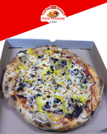 Pizza pe Cuptor cu Lemne - PIZZA VEGETARIANA 42 cm (1100 gr)
