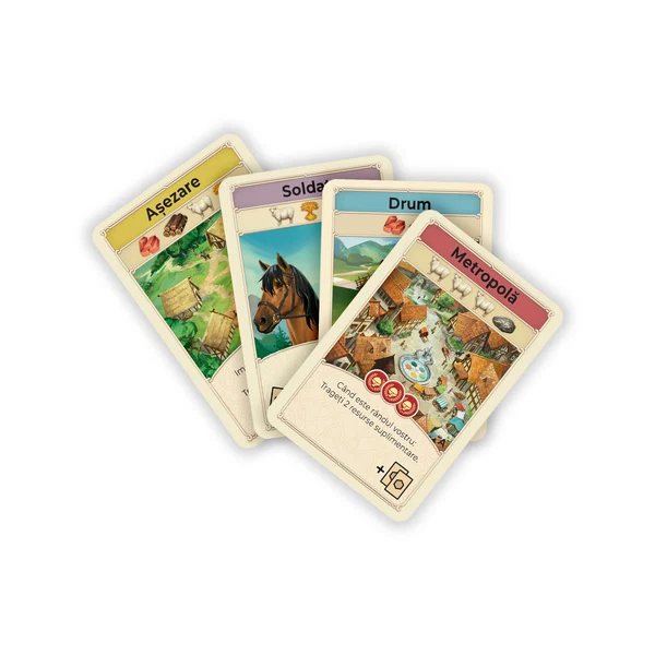 Catan Jocul de Carti joc 2 jucatori principate resurse RO [2]