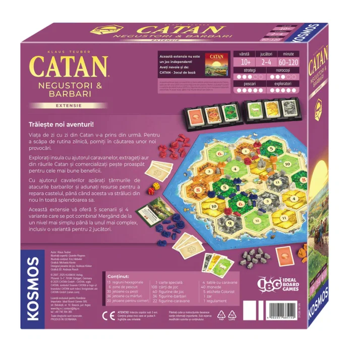 Catan Negustori si Barbari extensie joc de societate scenarii RO [3]