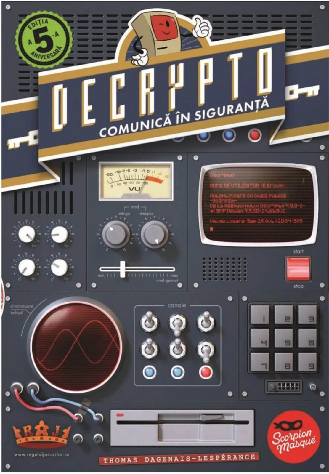 Decrypto joc echipe spionaj coduri interceptare Le Scorpion Masque romana [4]
