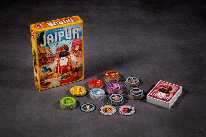 Jaipur joc carti 2 jucatori comercianti marfuri Sultan Space Cowboys limba romana [7]