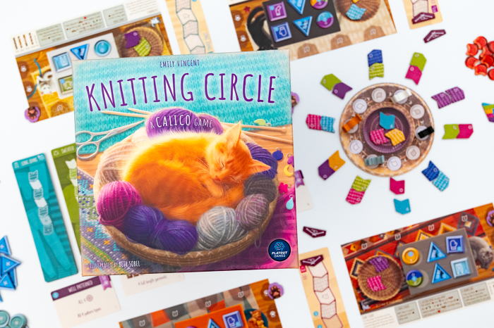 Knitting Circle puzzle spatial fire lana haine tricotate Flatout Games AEG [2]