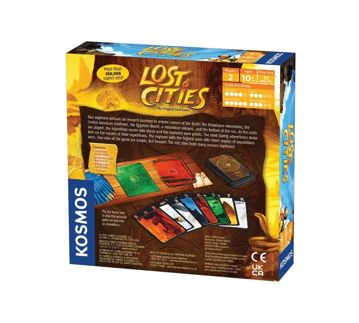 Lost Cities The Card Game joc carti 2 jucatori expeditii EN [2]