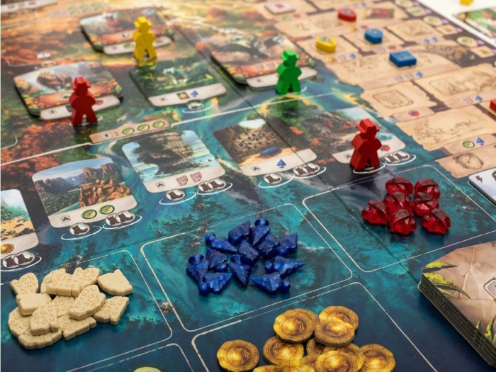 Lost Ruins of Arnak deck building worker placement explorare artefacte Czech Games [3]
