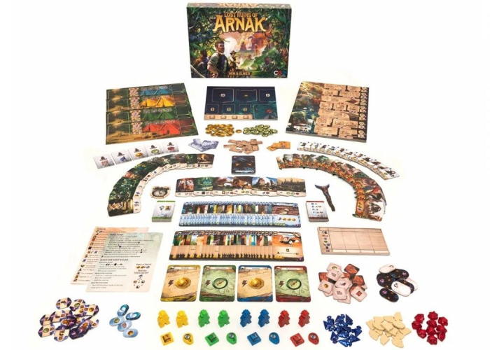 Lost Ruins of Arnak deck building worker placement explorare artefacte Czech Games [6]