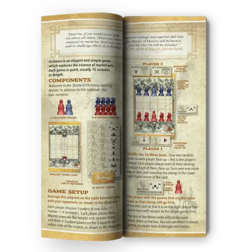 Onitama joc abstract strategie 2 jucatori arte martiale japoneze Arcane Wonders [4]