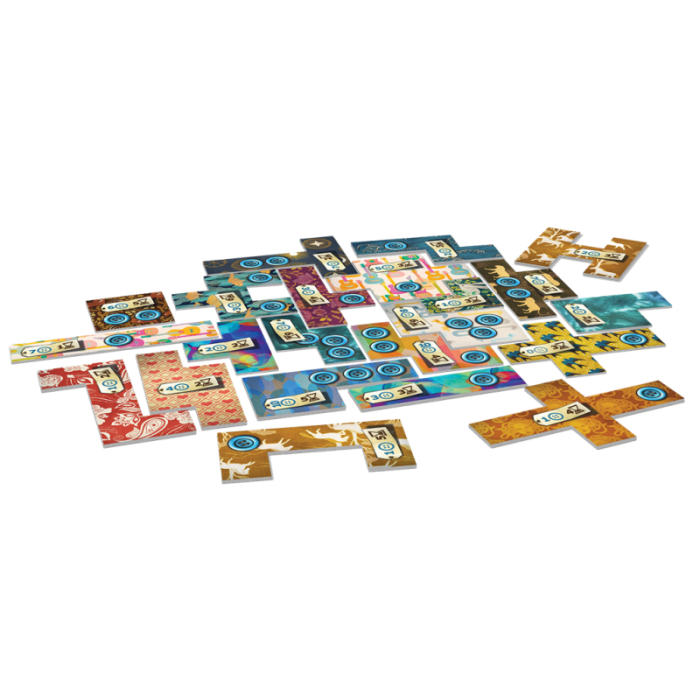 Patchwork puzzle spatial poliomino nasturi 2 jucatori Uwe Rosenberg limba romana [2]