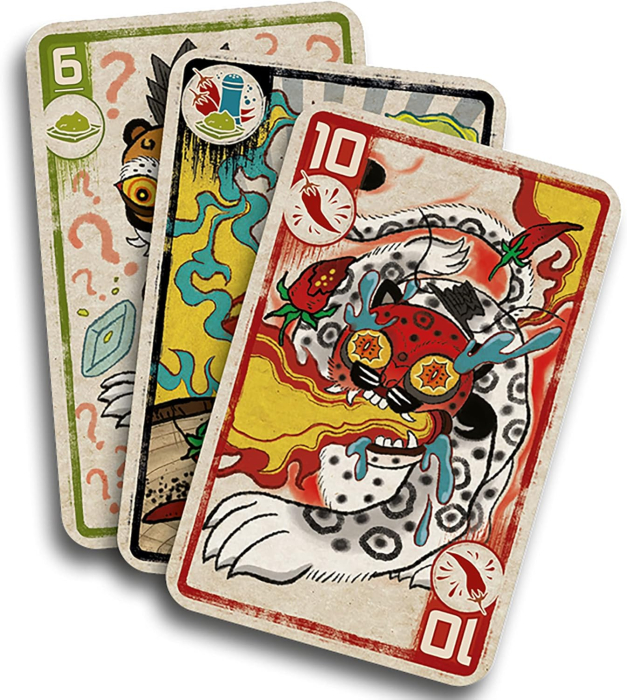 Spicy joc bluff carti fata jos finisaj auriu ilustratii coreene HeidelBAR Games [3]