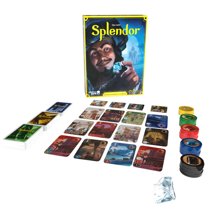 Splendor engine building pietre pretioase comercianti nobili Space Cowboys romana [2]