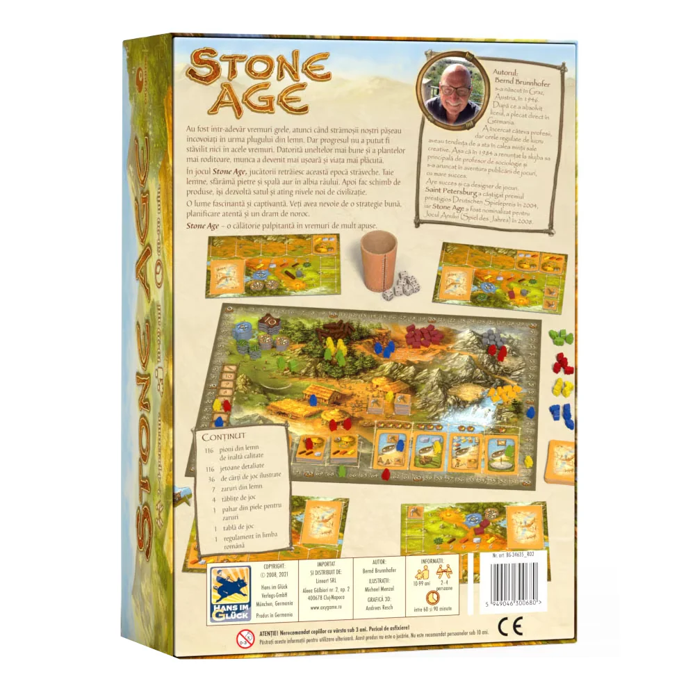 Stone Age worker placement preistorie resurse zaruri civilizatie Hans im Gluck romana [3]