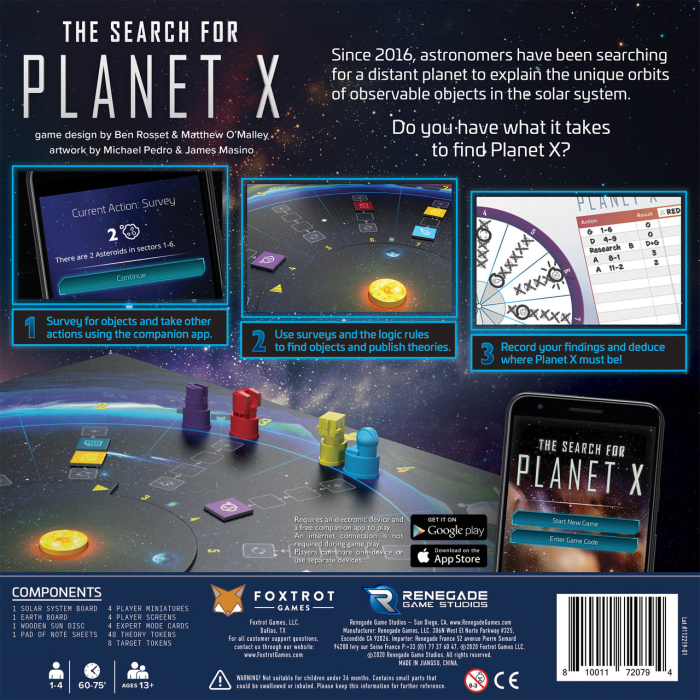 The Search for Planet X joc deductie logica astronomie Renegade Game Studios [2]