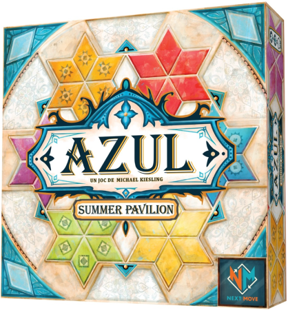 Top jocuri abstracte - Azul Summer Pavilion tile placement mozaic gradina vara dale colorate Next Move Games