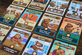 Cafe Baras card drafting tableau building capibara cafenea Kids Table Board Games [2]