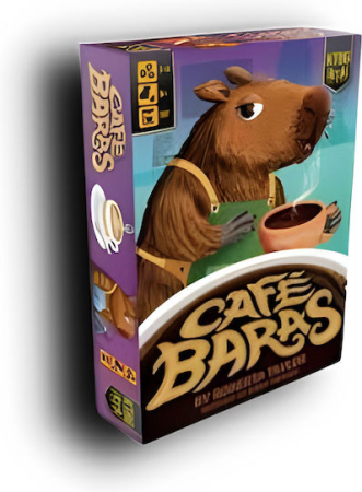 Animale - Cafe Baras card drafting tableau building capibara cafenea Kids Table Board Games