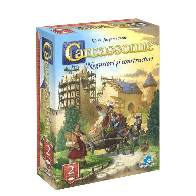 Jocuri de strategie - Carcassonne Negustori si Constructori extensie joc de societate RO