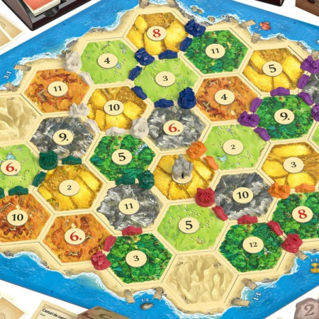 Catan Extensie 5-6 Jucatori joc de societate componente suplimentare RO [1]