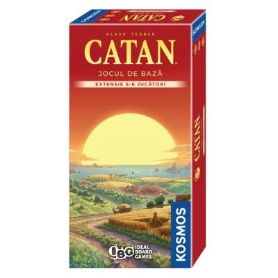 Negociere - Catan Extensie 5-6 Jucatori joc de societate componente suplimentare RO