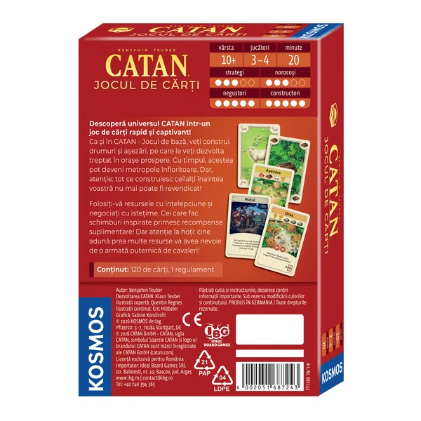 Catan Jocul de Carti joc 2 jucatori principate resurse RO [2]