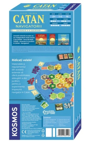 Catan Navigatorii Extensie 5-6 Jucatori corăbii insule RO [2]